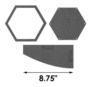 Bean Bag Template and Fussy-Cut Set Small